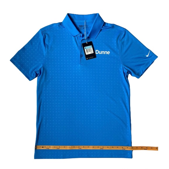 Men’s Nike Golf Dri-Fit Golf Polo Shirt Blue - Size Medium *Check Photos* - Picture 3 of 6